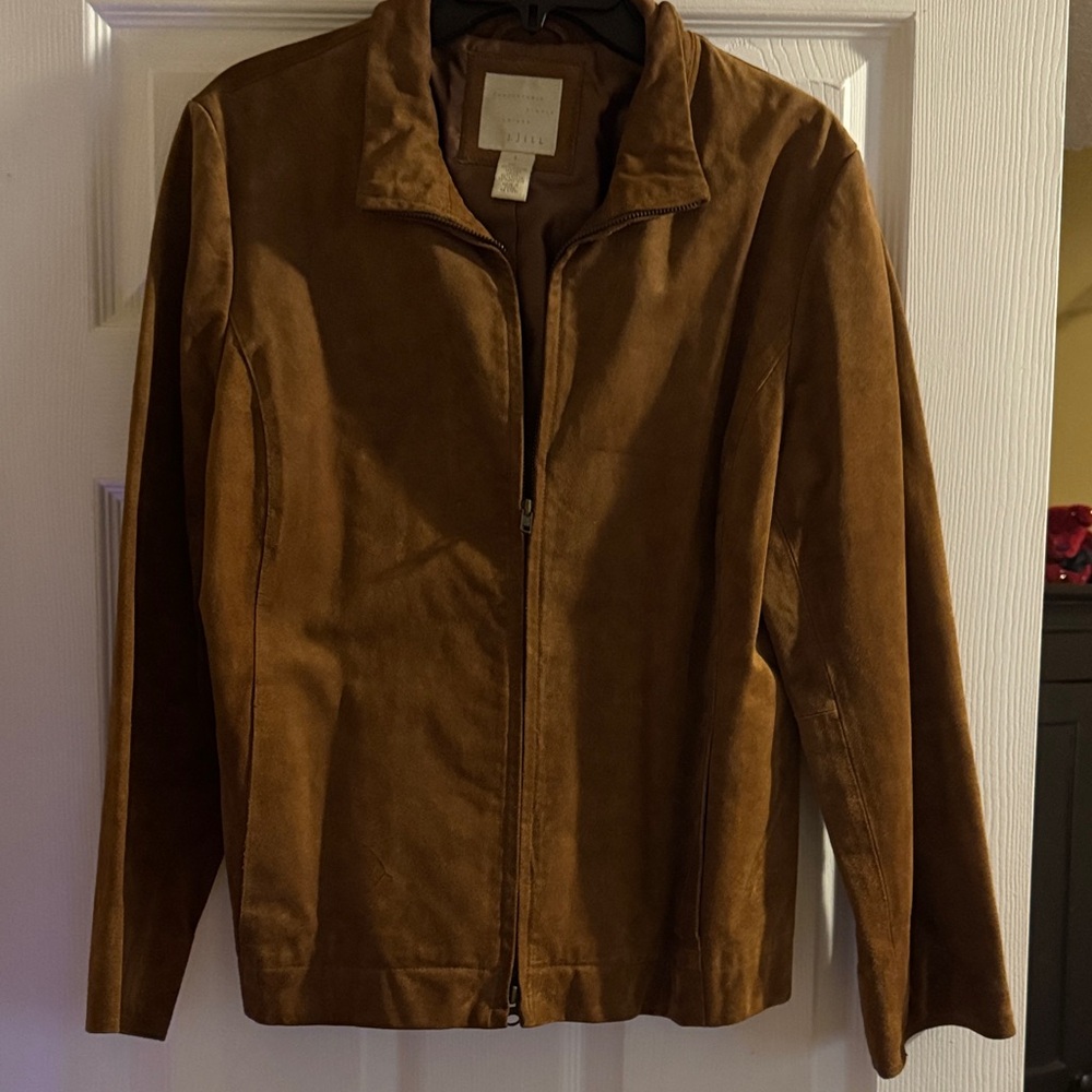 J. Jill Tan Suede Jacket